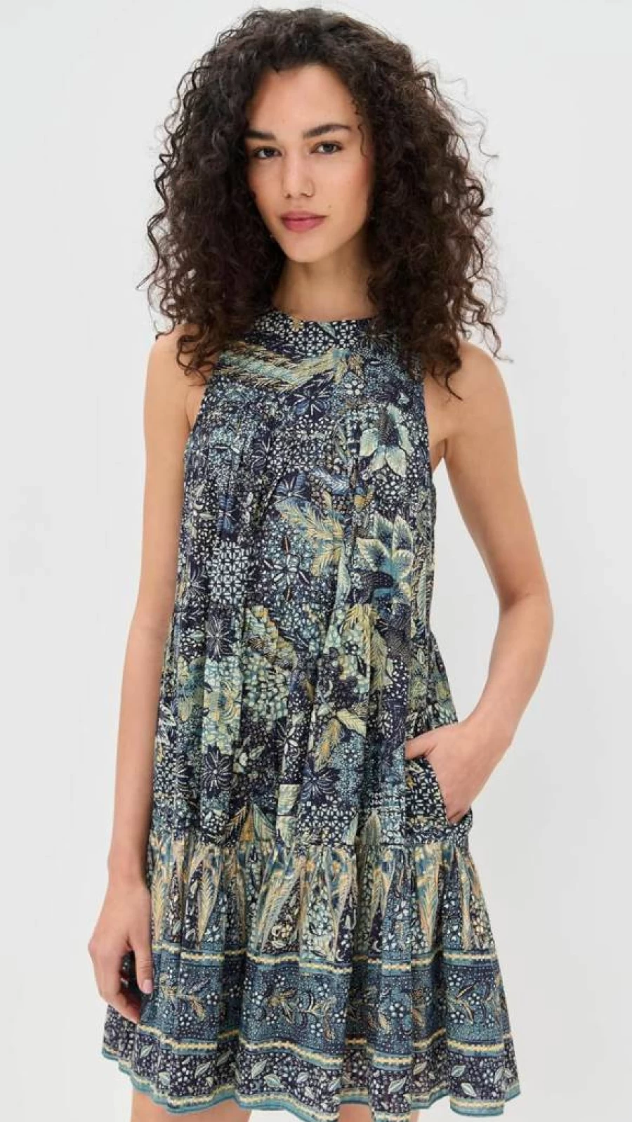 Ulla Johnson Women's Mari Dress - Floral Printed Bohemian Maxi Dress for Women