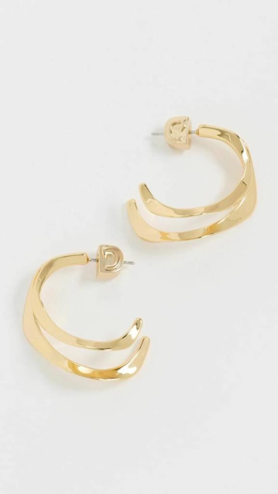 DEMARSON Women's Hoop Earrings - Elegant Gold/Silver Hoops for Women