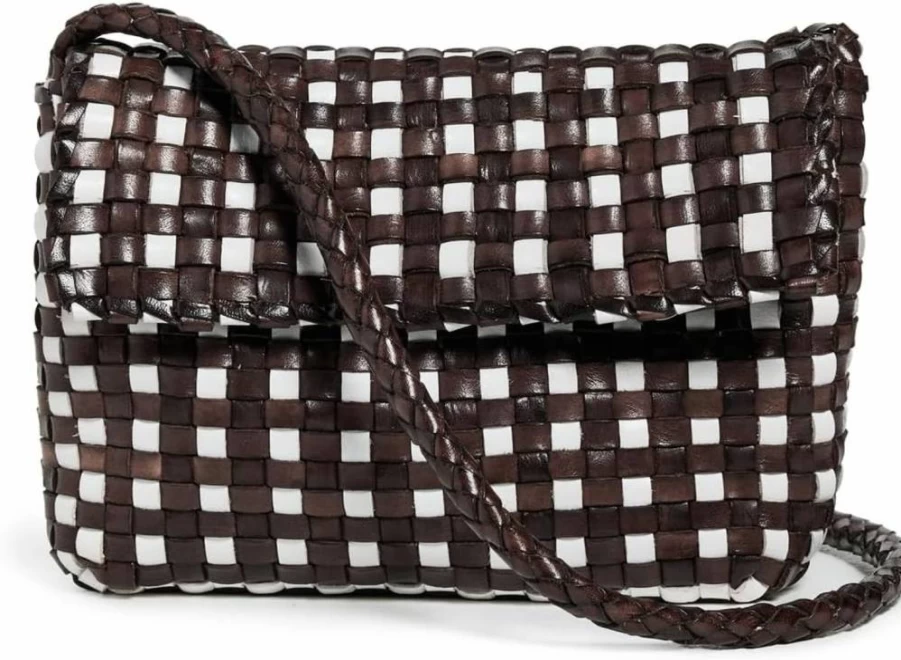 Loeffler Randall Vinnie Woven Crossbody Bag for Women - Stylish Handheld Purse with Adjustable Strap
