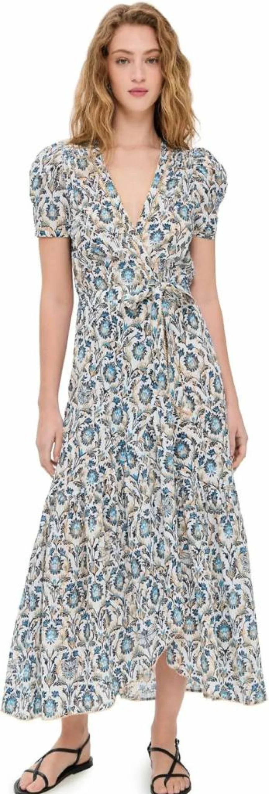 Poupette St Barth Women's Striped Long Baba Cotton Dress