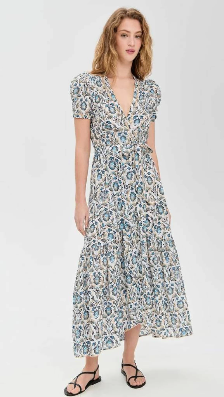 Poupette St Barth Women's Striped Long Baba Cotton Dress