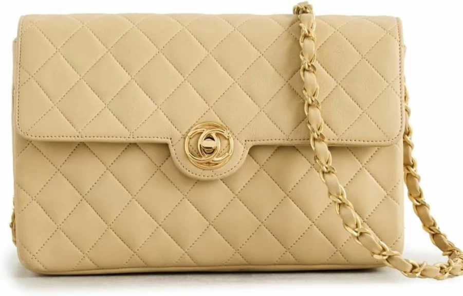 CHANEL Pre-Owned Coco Mark Chain Crossbody Bag for Women Vintage Luxury Shoulder Bag