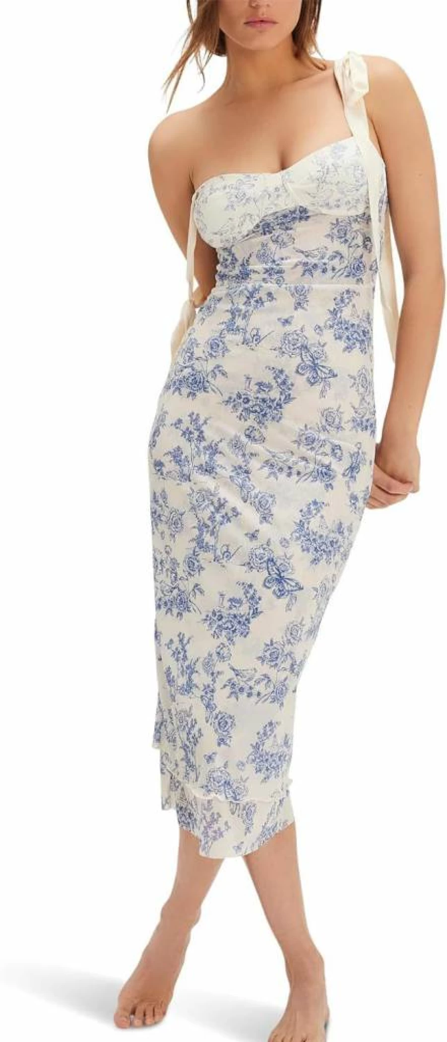 Free Women's Printed Slip Dress - Free People Glam Nightgown & Loungewear
