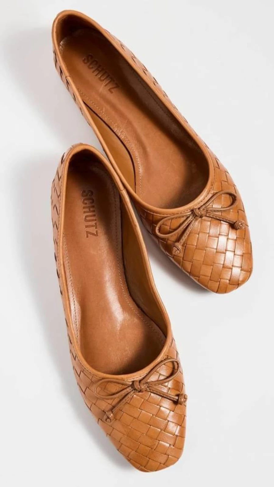 SCHUTZ Arissa Women's Ballet Flats - Elegant Woven Flat Shoes for Women