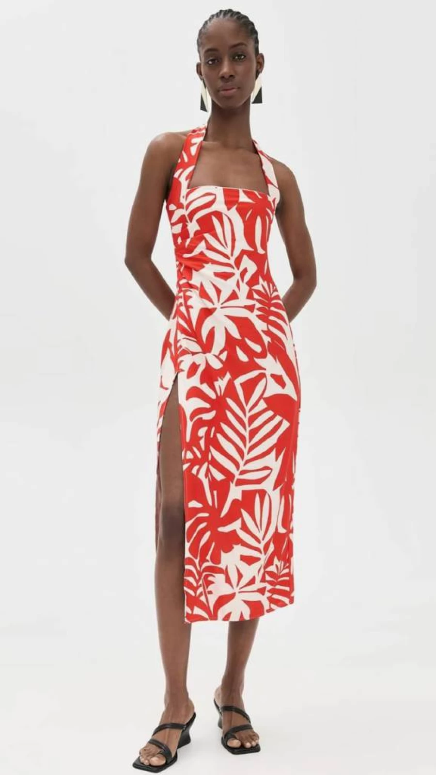Seven Wonders Alana Midi Dress for Women - Elegant Casual Summer Dress