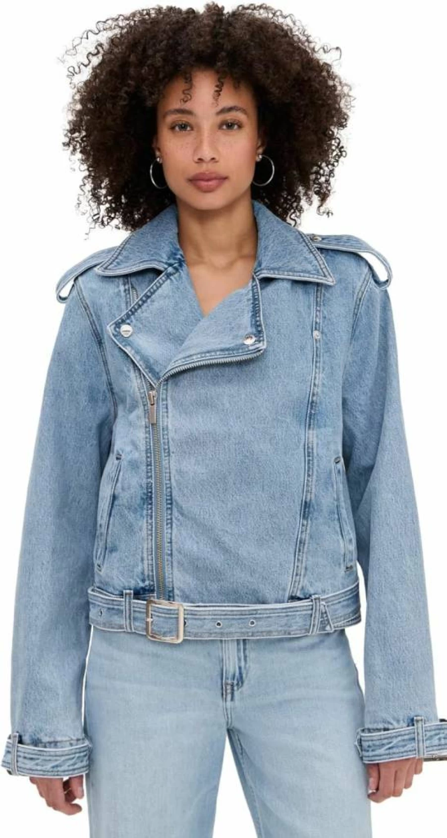 Retrofete Women's Shay Denim Jacket - Stylish Vintage-Inspired Blue Denim Jacket for Women