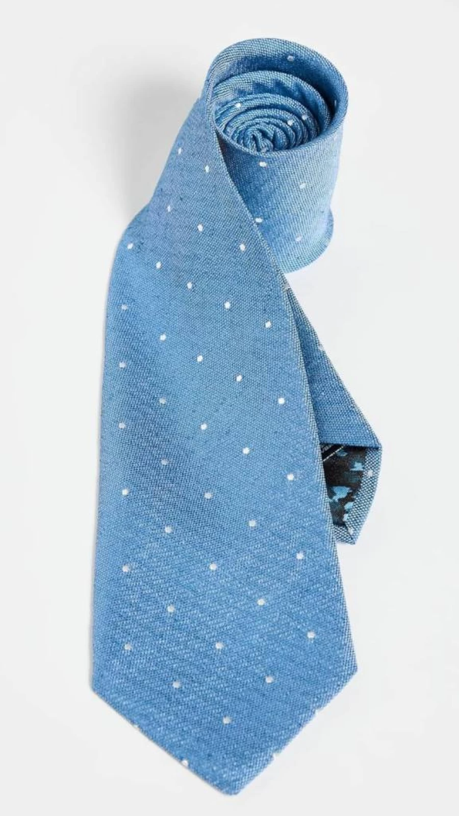 Paul Smith Men's Mini Polka Dot Silk Tie - Classic Dotted Necktie for Formal & Business Attire