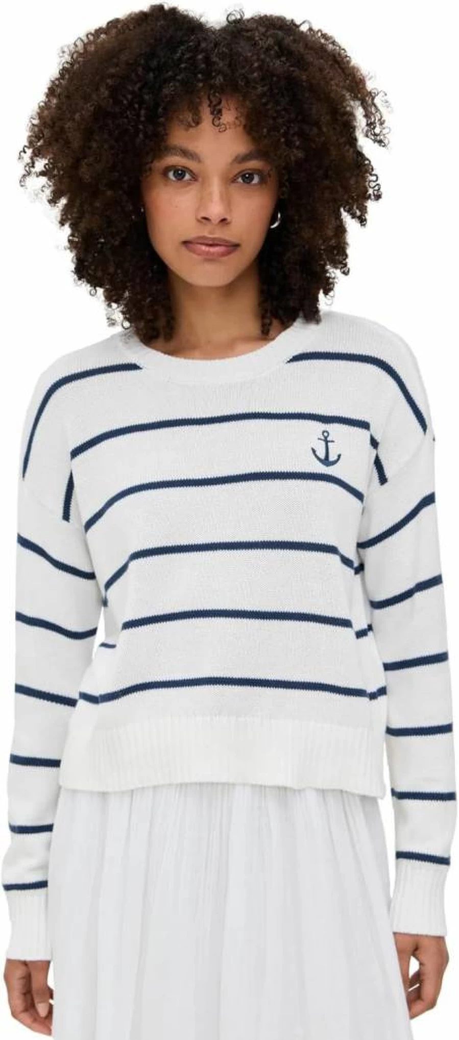 Z SUPPLY Women's Anchor Knit Sweater - Cozy Casual Pullover Top
