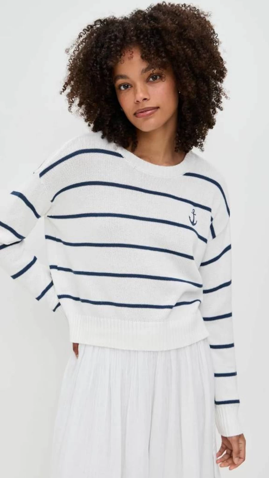 Z SUPPLY Women's Anchor Knit Sweater - Cozy Casual Pullover Top
