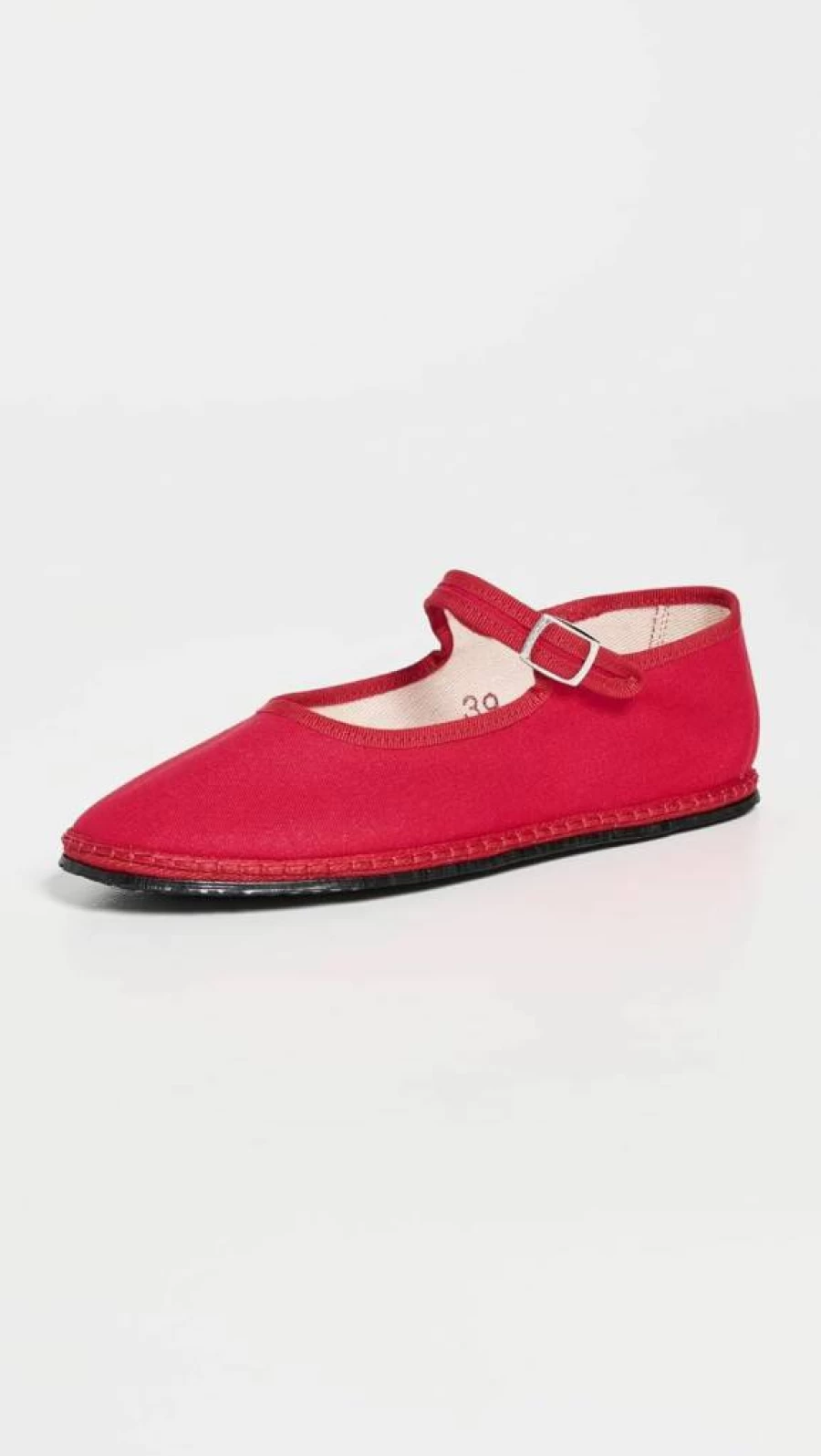 ViBi VENEZiA Women's Classic Linen Mary Jane Flats - Comfortable & Breathable Casual Shoes