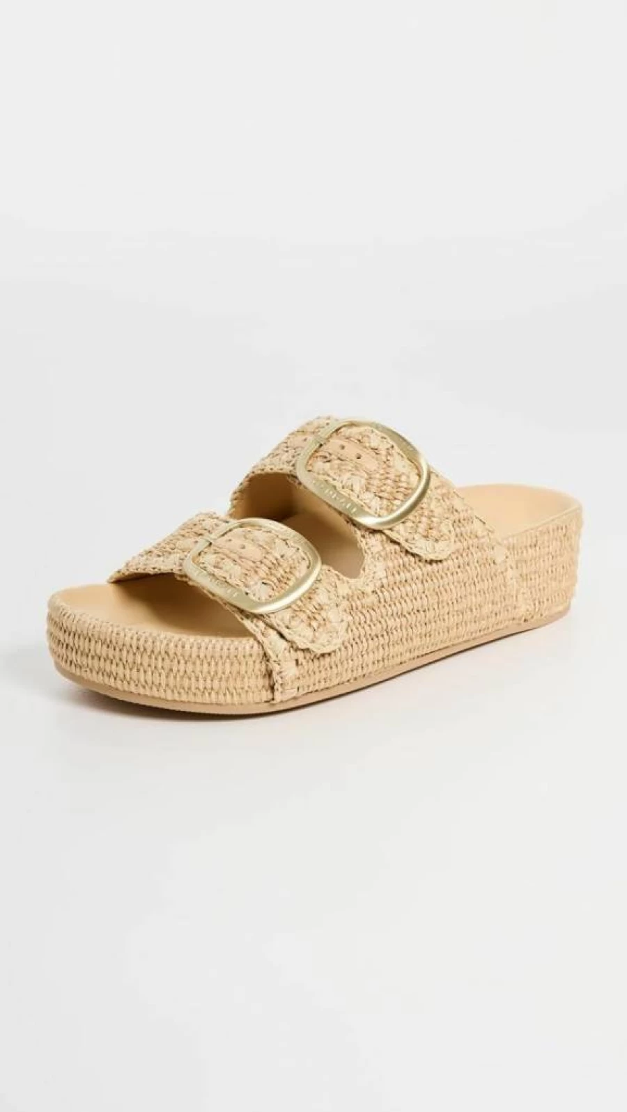 Loeffler Randall Theo Women's Two-Band Leather Sandals – Comfortable Slide Sandals for Women