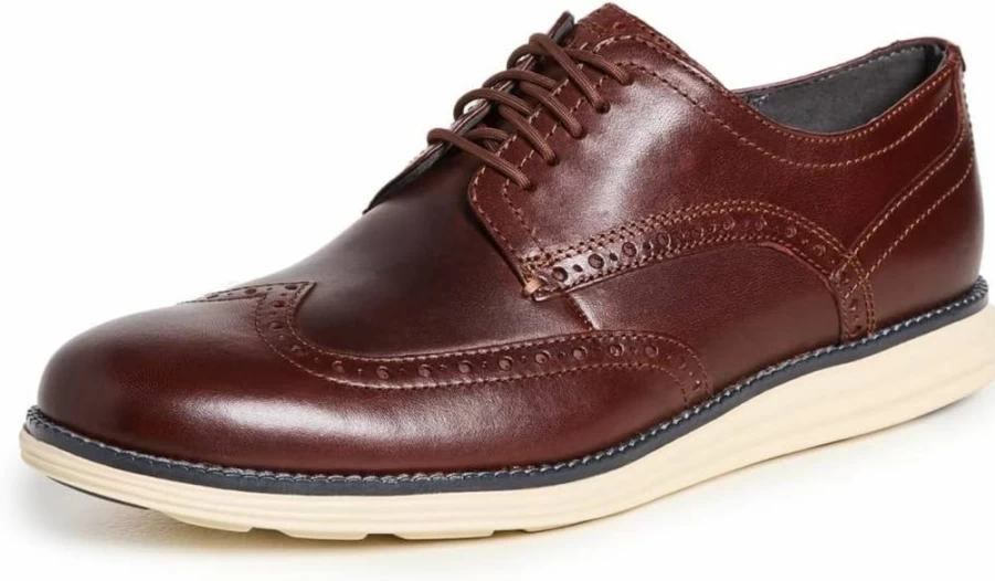 Cole Haan Men's Original Grand Shortwing Oxford Dress Shoes for Business Casual Style