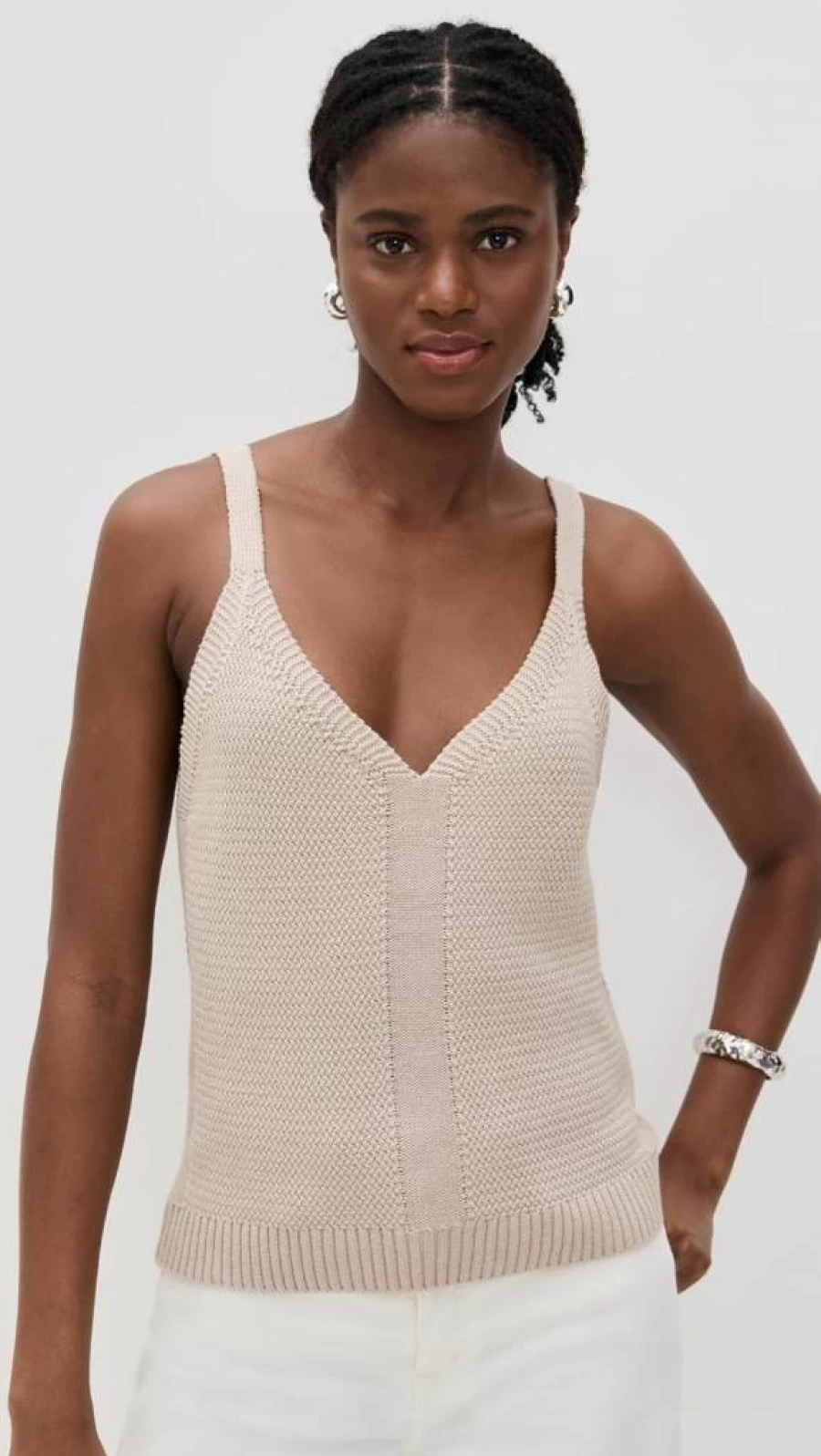Splendid Women's Banks Sweater Tank Top - Soft Knit Casual Pullover