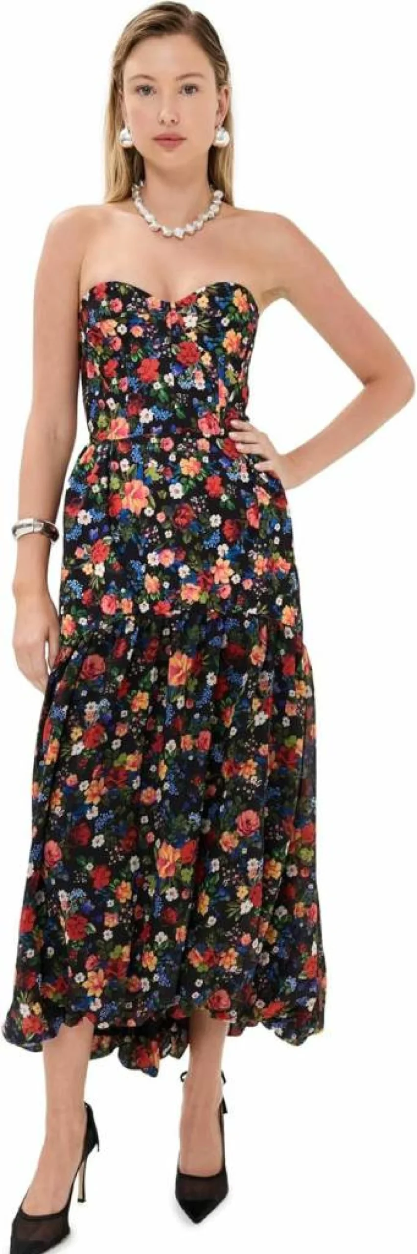 Kika Vargas Women's Glenn Black Garden Dress