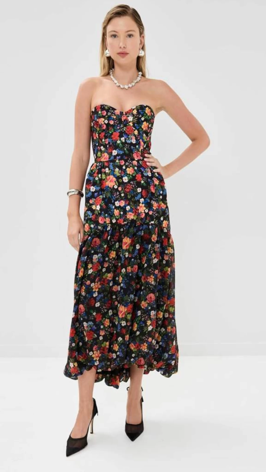 Kika Vargas Women's Glenn Black Garden Dress