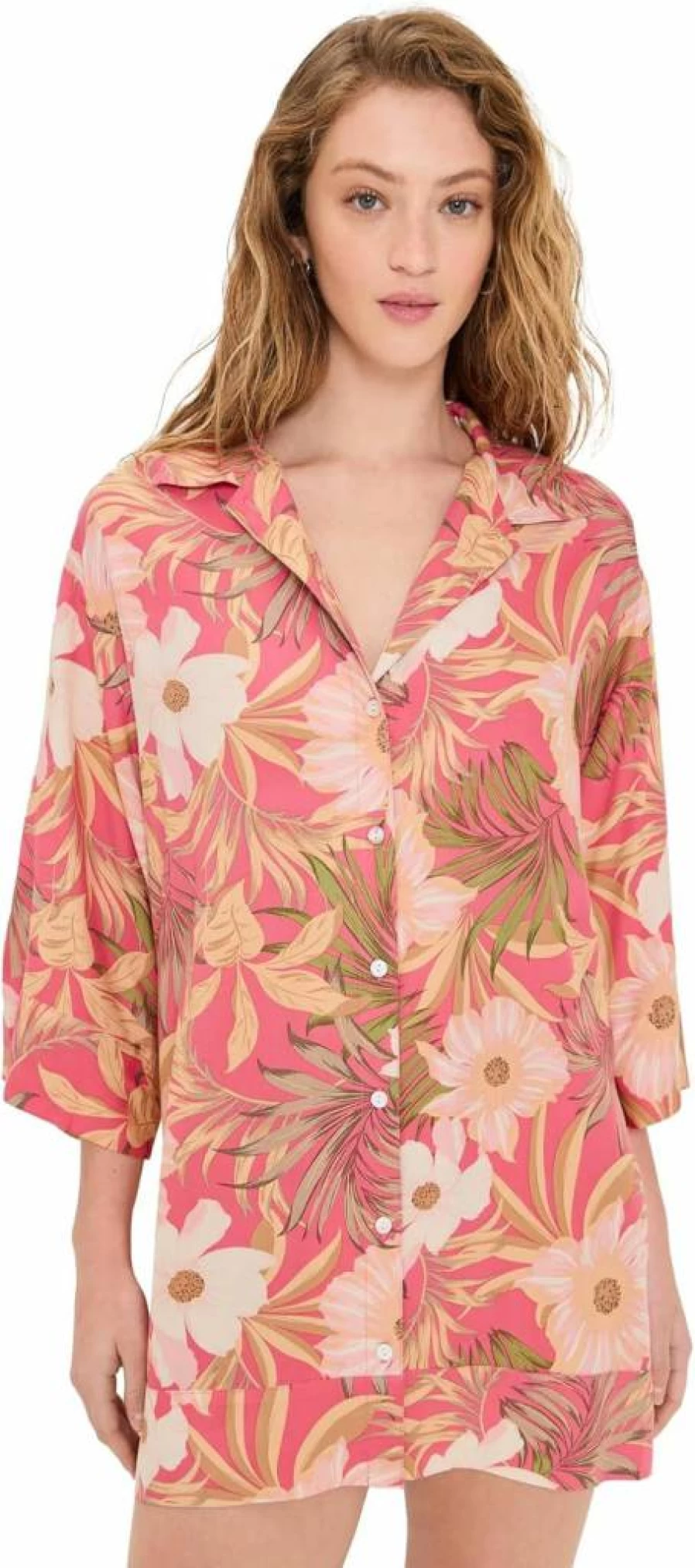 Z SUPPLY Women's Gellar Barra Tropical Dress - Flowy Summer Sundress