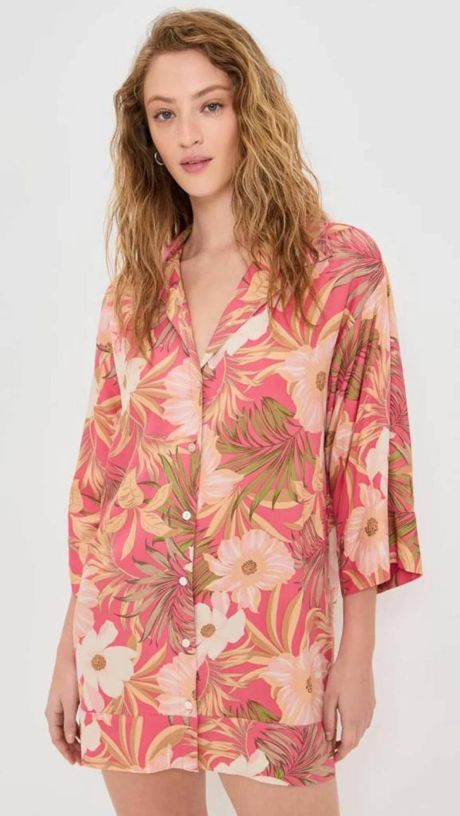 Z SUPPLY Women's Gellar Barra Tropical Dress - Flowy Summer Sundress