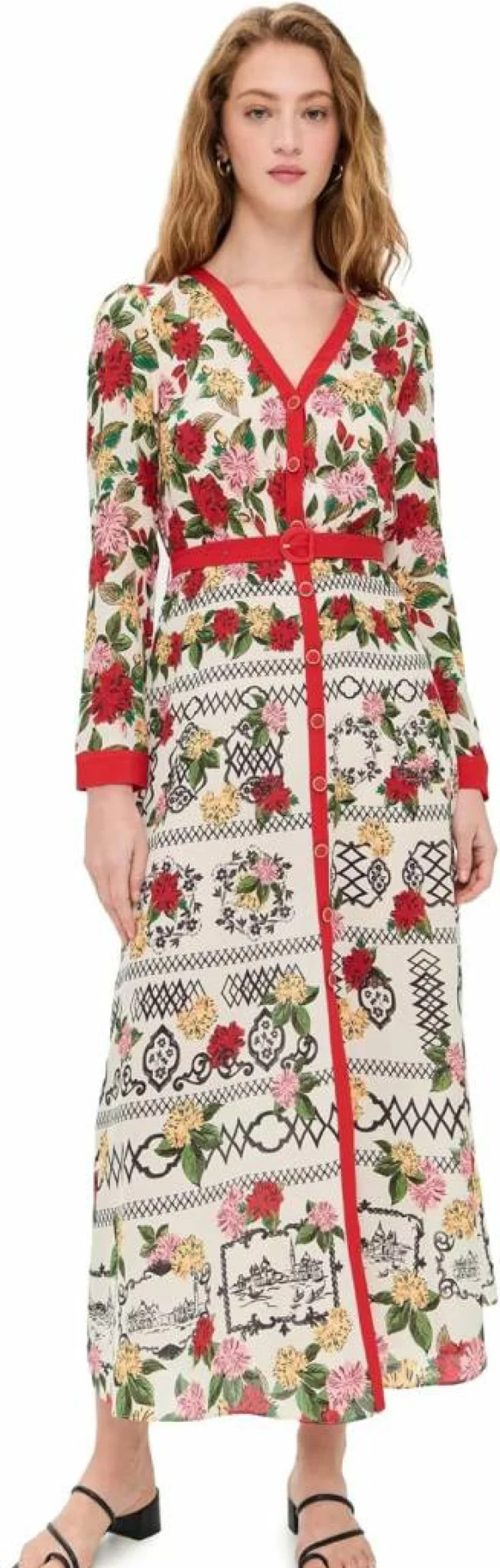 SALONI Women's Leather Shirt Dress - Stylish Casual Long Sleeve Button Down Dress