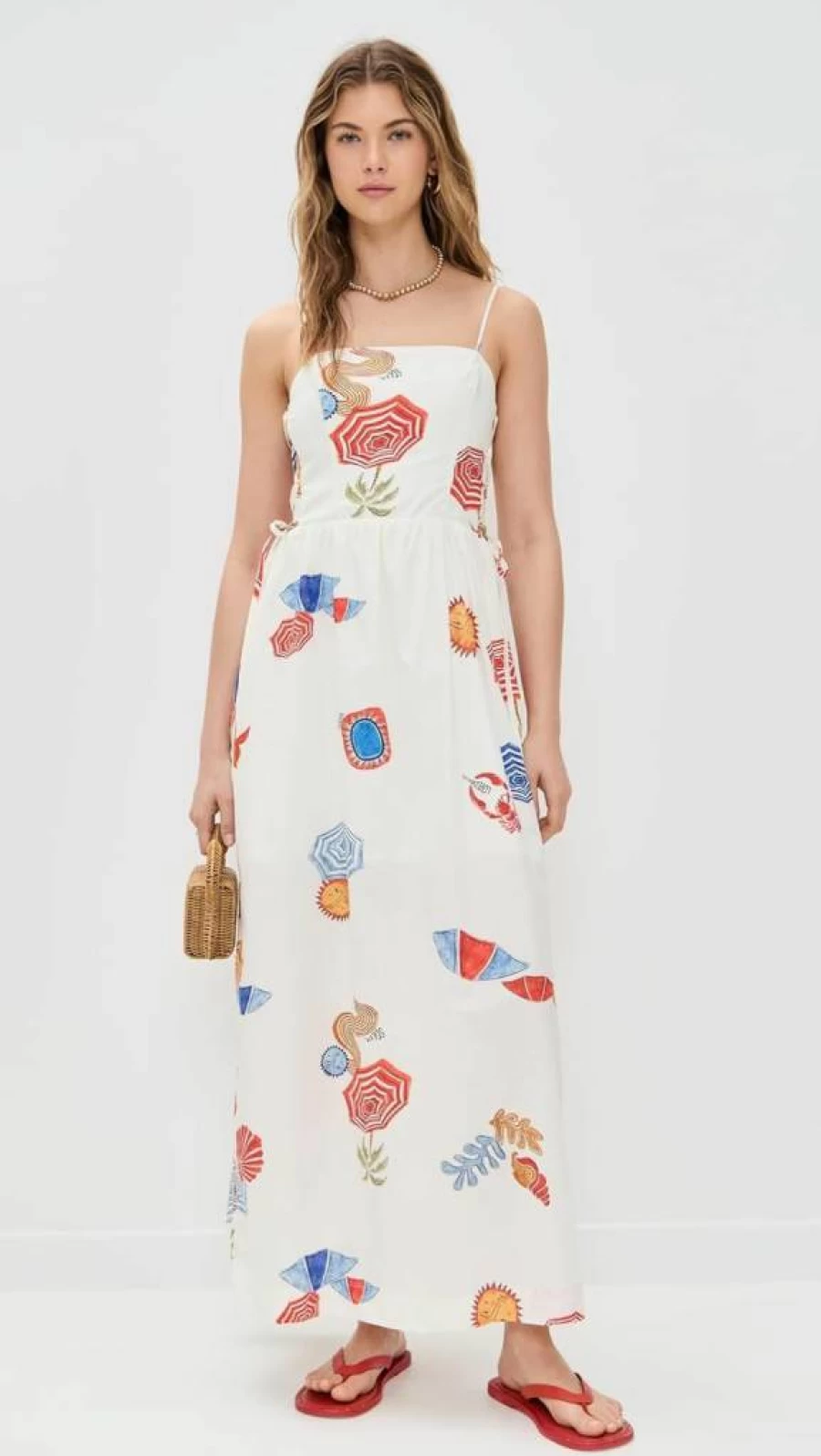 Dress To Women's Floral Sun Print Maxi Dress - Summer Boho Long Beach Dress