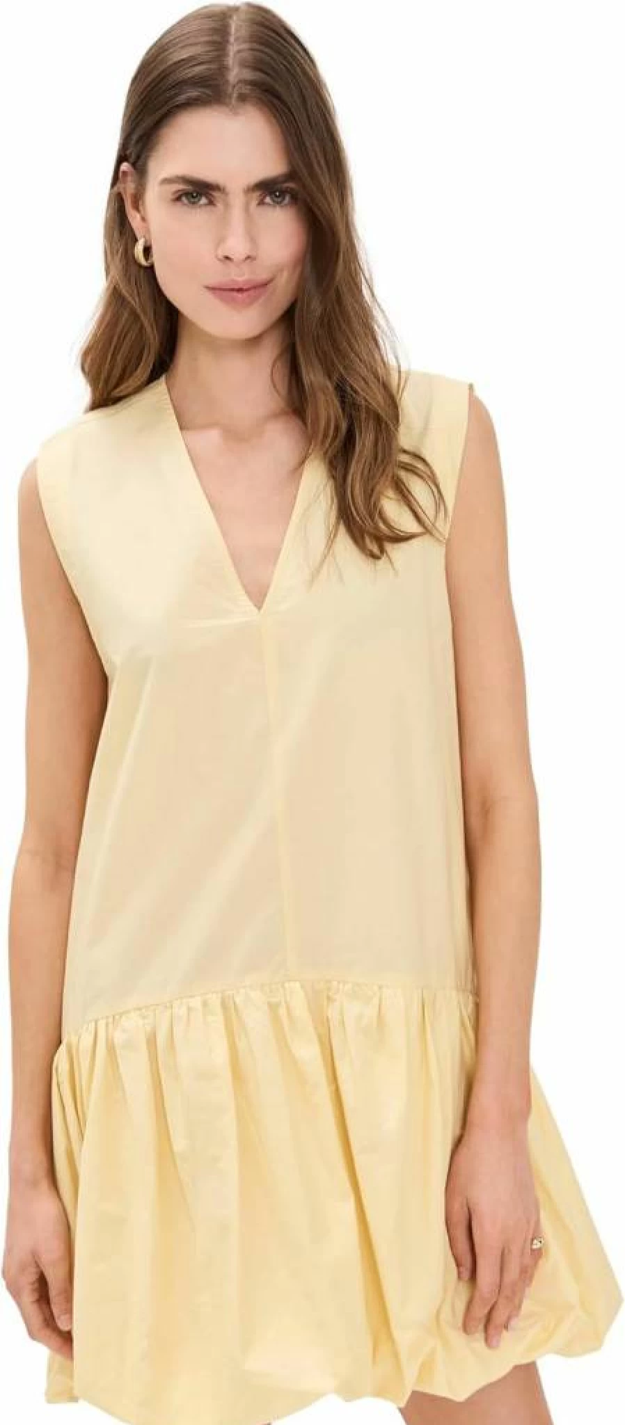 Sea Women's Emmet Poplin Bubble Tank Dress - Summer Sleeveless Flowy Casual Beach Dress