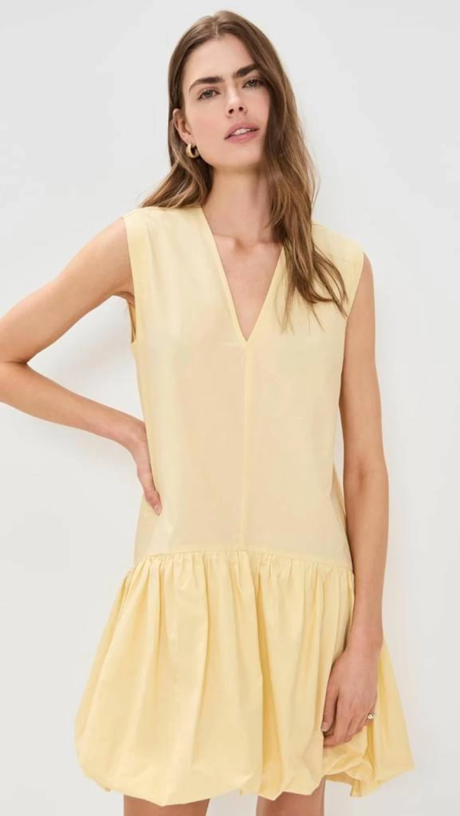 Sea Women's Emmet Poplin Bubble Tank Dress - Summer Sleeveless Flowy Casual Beach Dress