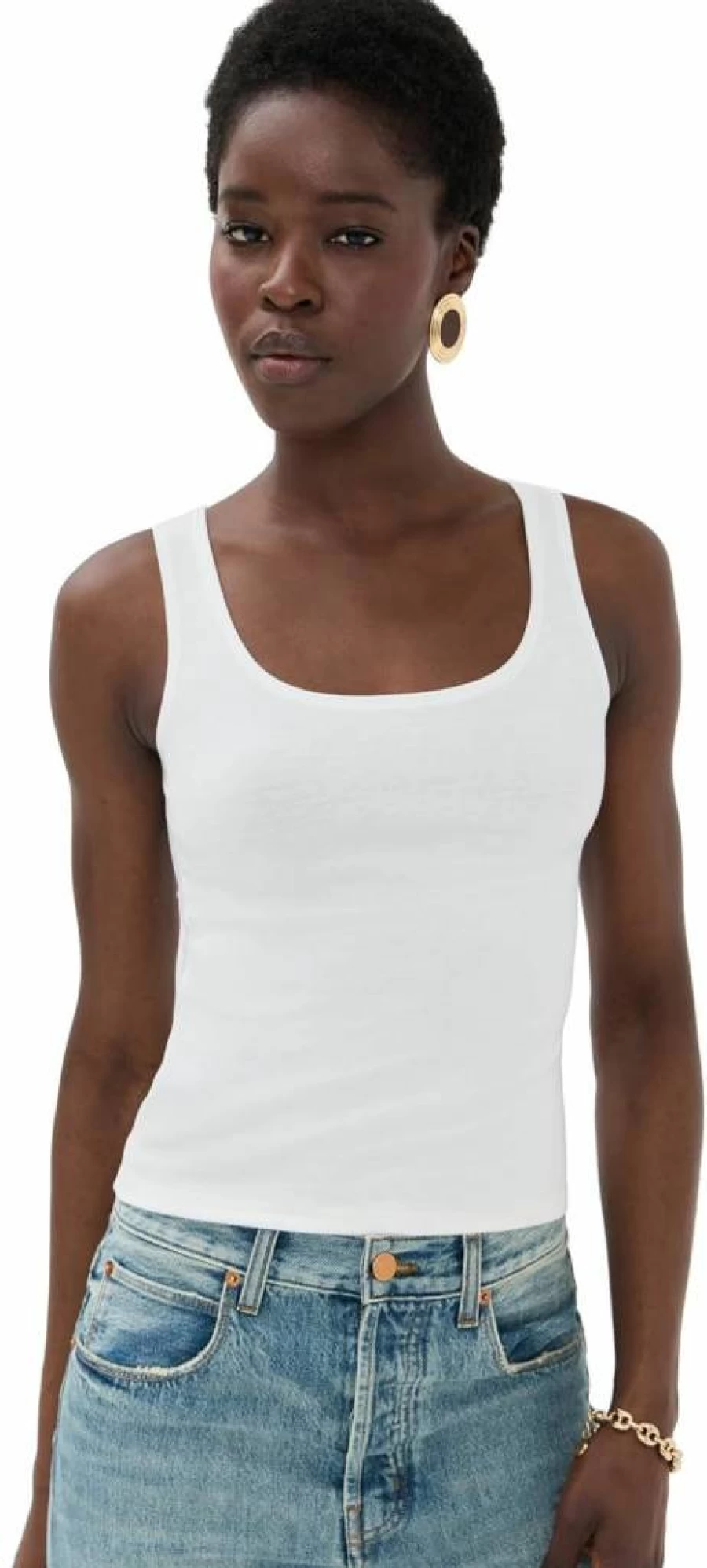 LE BOP Women's Eloise Tank Top - Stylish Casual Comfort Fit Blouse
