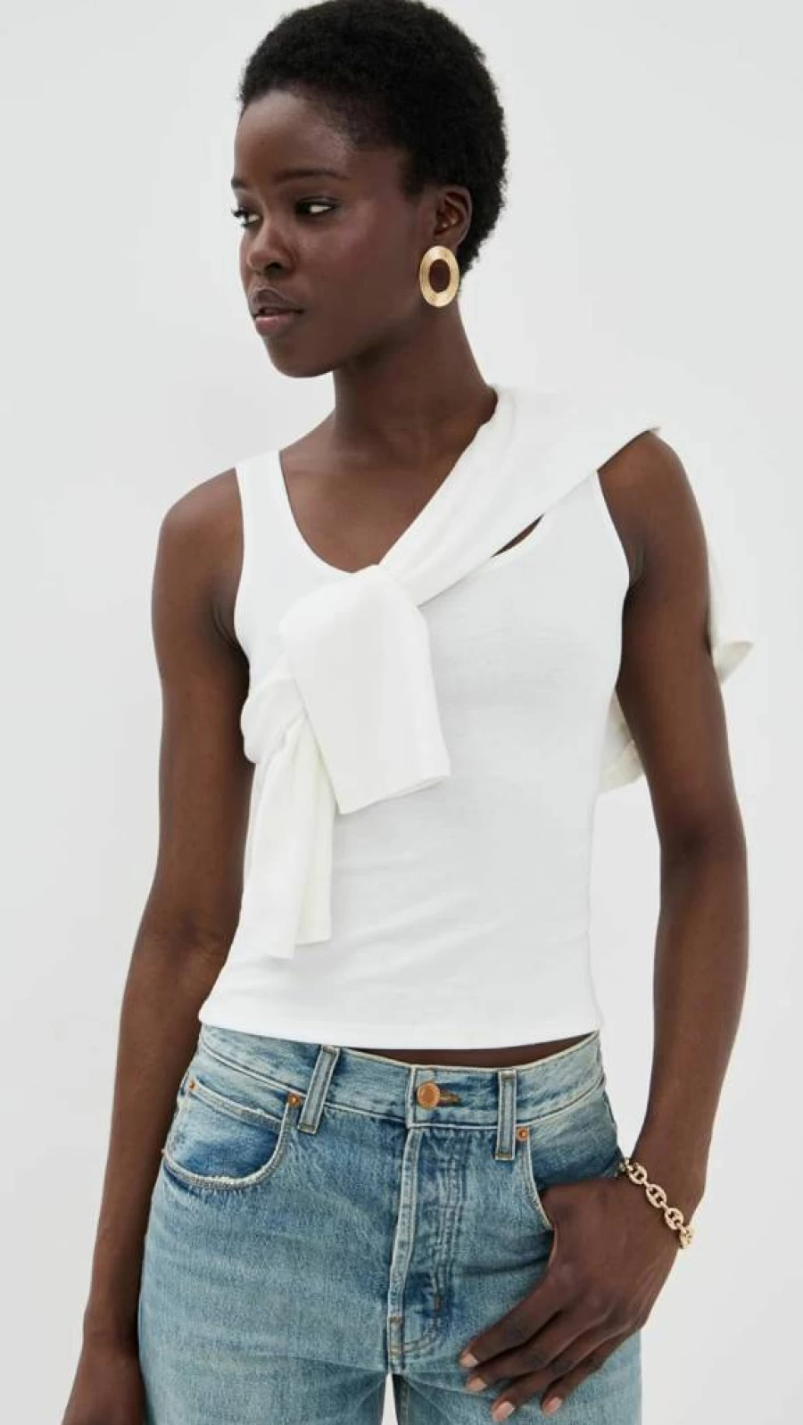 LE BOP Women's Eloise Tank Top - Stylish Casual Comfort Fit Blouse