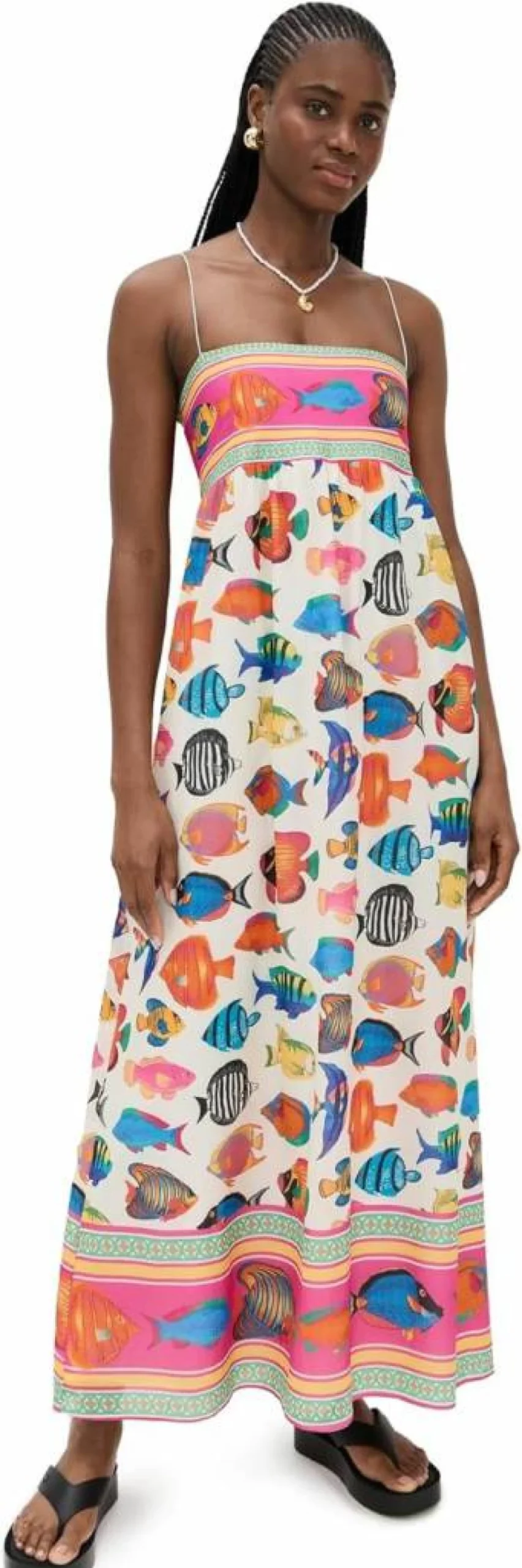 Show Me Your Mumu Women's Skylar Maxi Dress - Flowy Boho Summer Dress with Floral Print