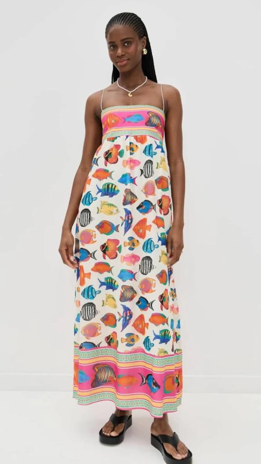 Show Me Your Mumu Women's Skylar Maxi Dress - Flowy Boho Summer Dress with Floral Print