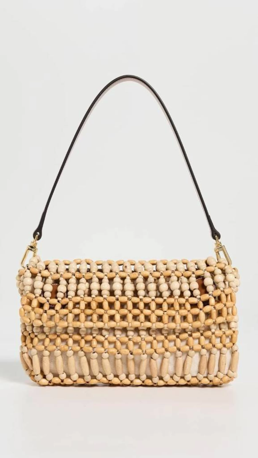 STAUD Timmy Crochet Shoulder Bag for Women - Stylish Handmade Knit Purse