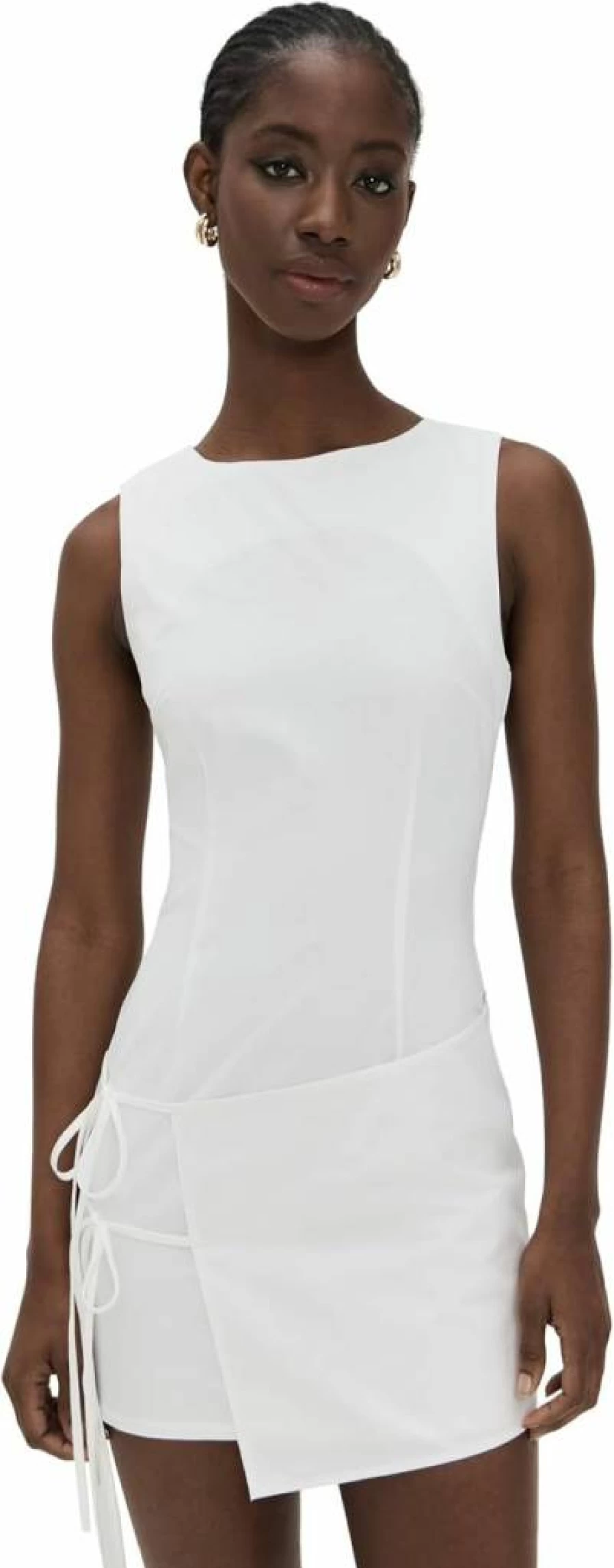 Lioness Women's Wrap Mini Dress - Elegant Ballerina Style Summer Outfit