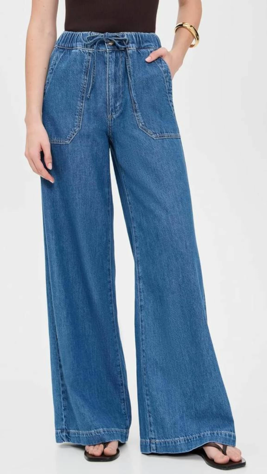 PAIGE Women's Rumi High-Waisted Bootcut Pants - Classic Denim Trousers for Women