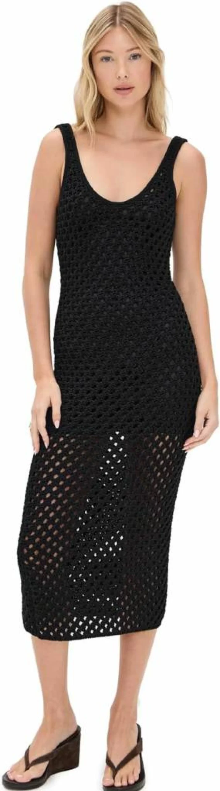 Le Superbe Women's St. Tropez Midi Dress - Elegant Summer Beach Dress