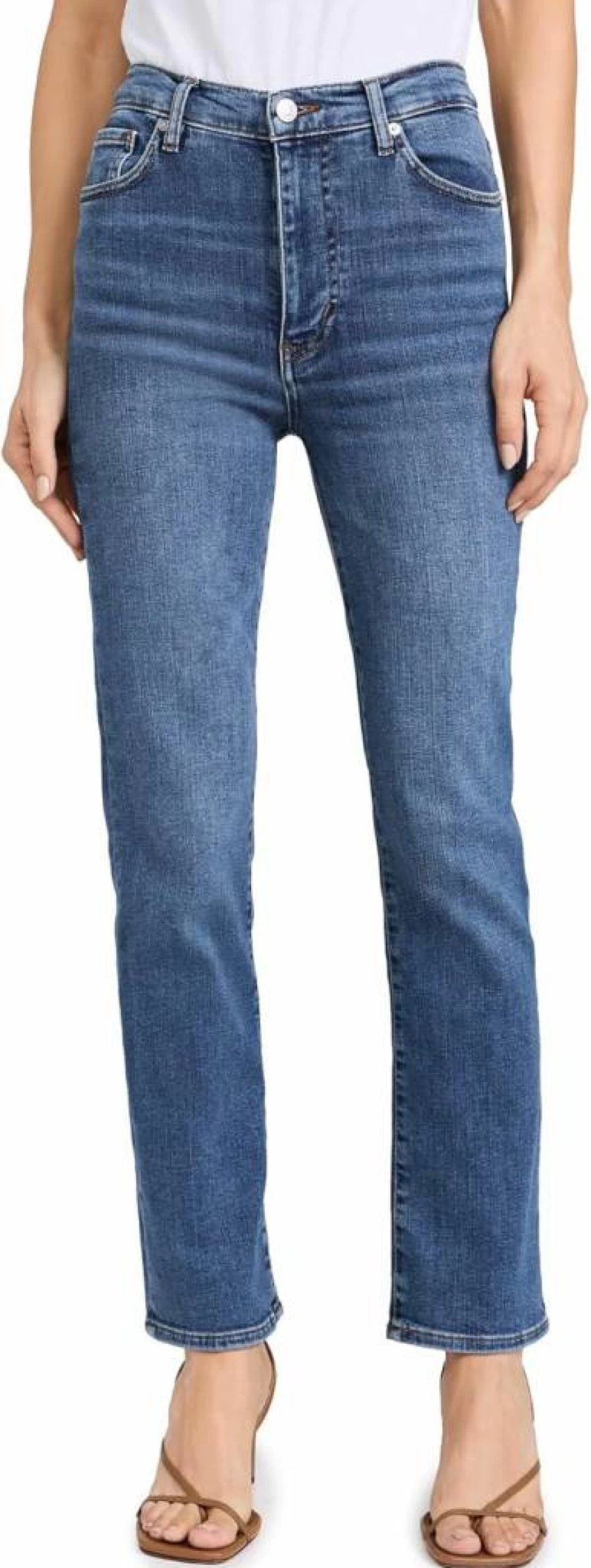 FRAME Women's Sleek Straight Leg Jeans - High-Quality Denim for a Stylish Fit