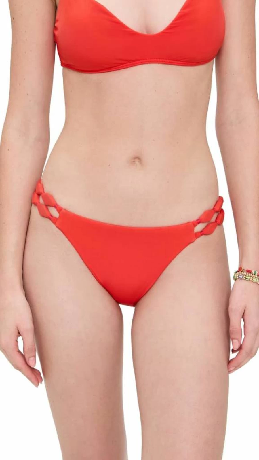 ViX Paula Hermanny Women's Solid Alexa Full Coverage Swim Bottoms