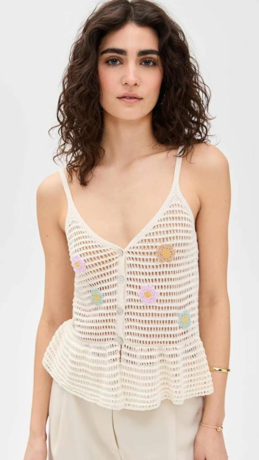 BLANKNYC Women's Beach Bum Top - Trendy Summer Crop Top for Women