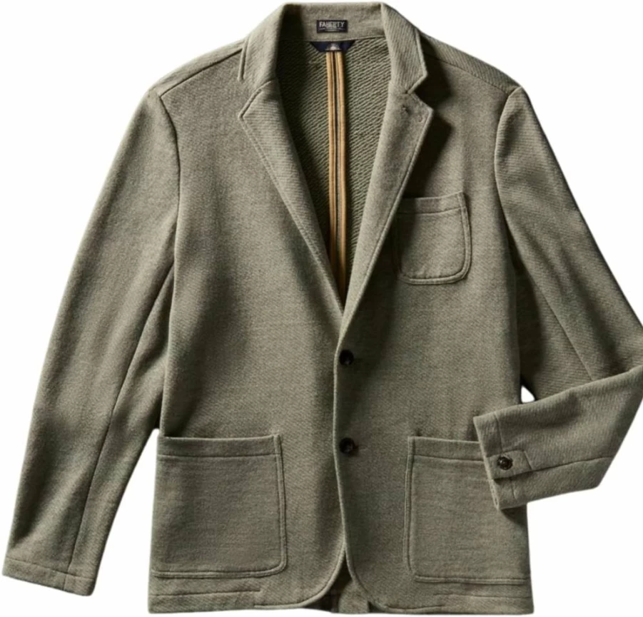 Faherty Men's Inlet Knit Blazer - Lightweight Casual Sport Coat for Men