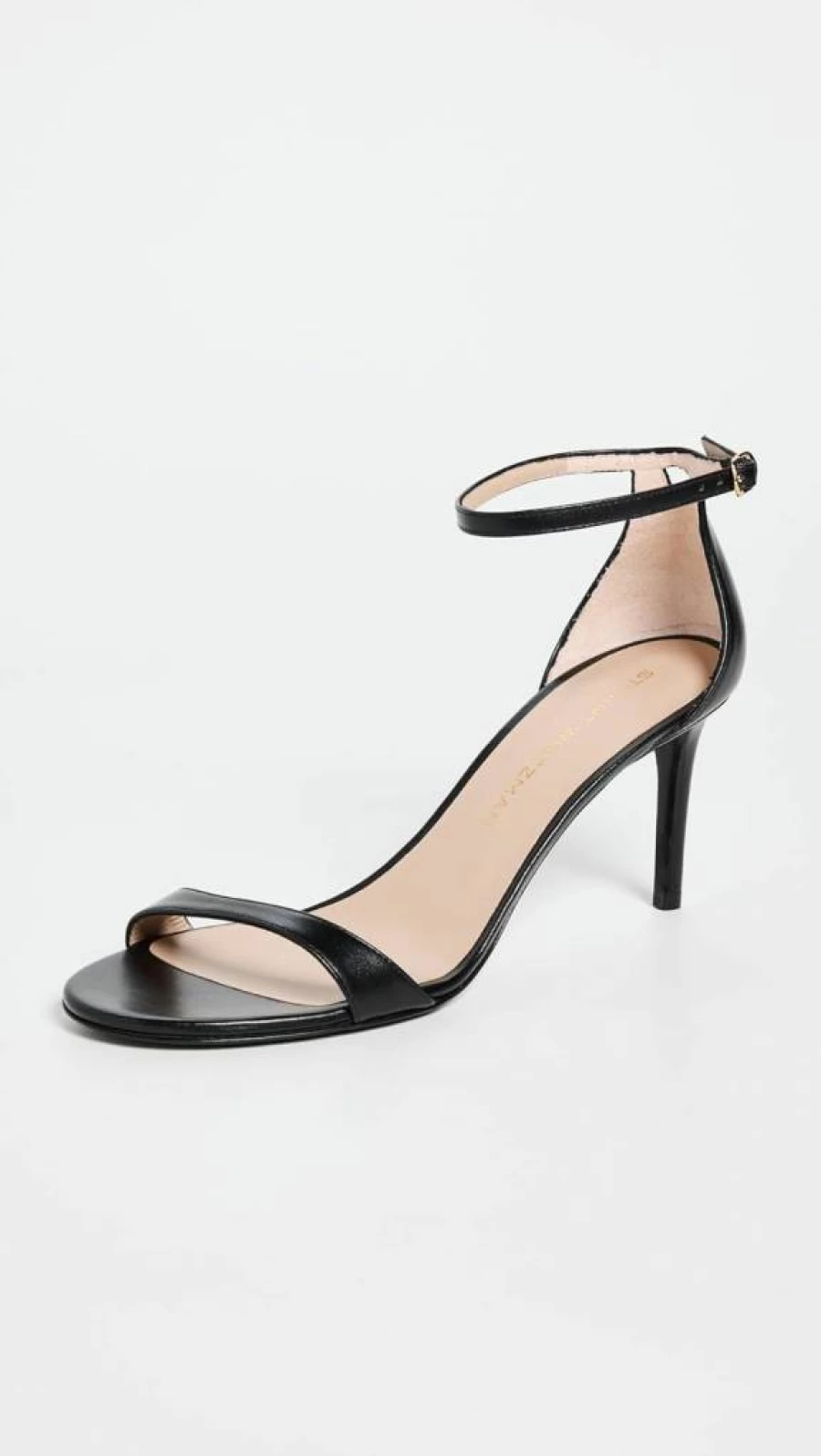 Stuart Weitzman Women's Nudist II 75mm Heel Sandals - Luxury Leather Strappy Summer Shoes