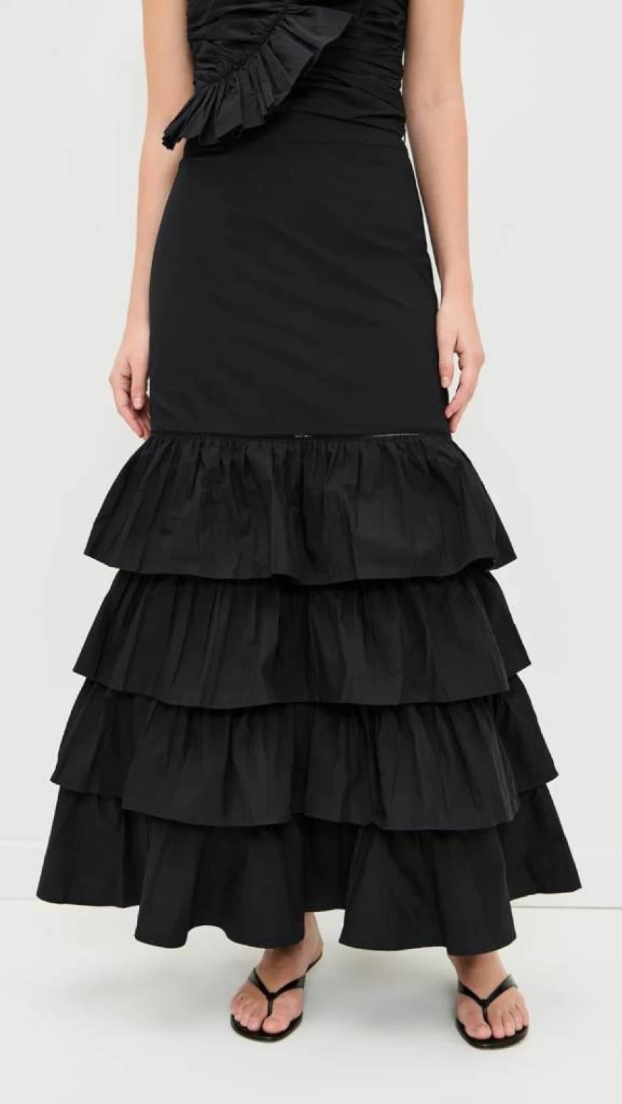 Ro's Garden Women's Floral Honduras Skirt - Boho Summer Skirt with Elastic Waist