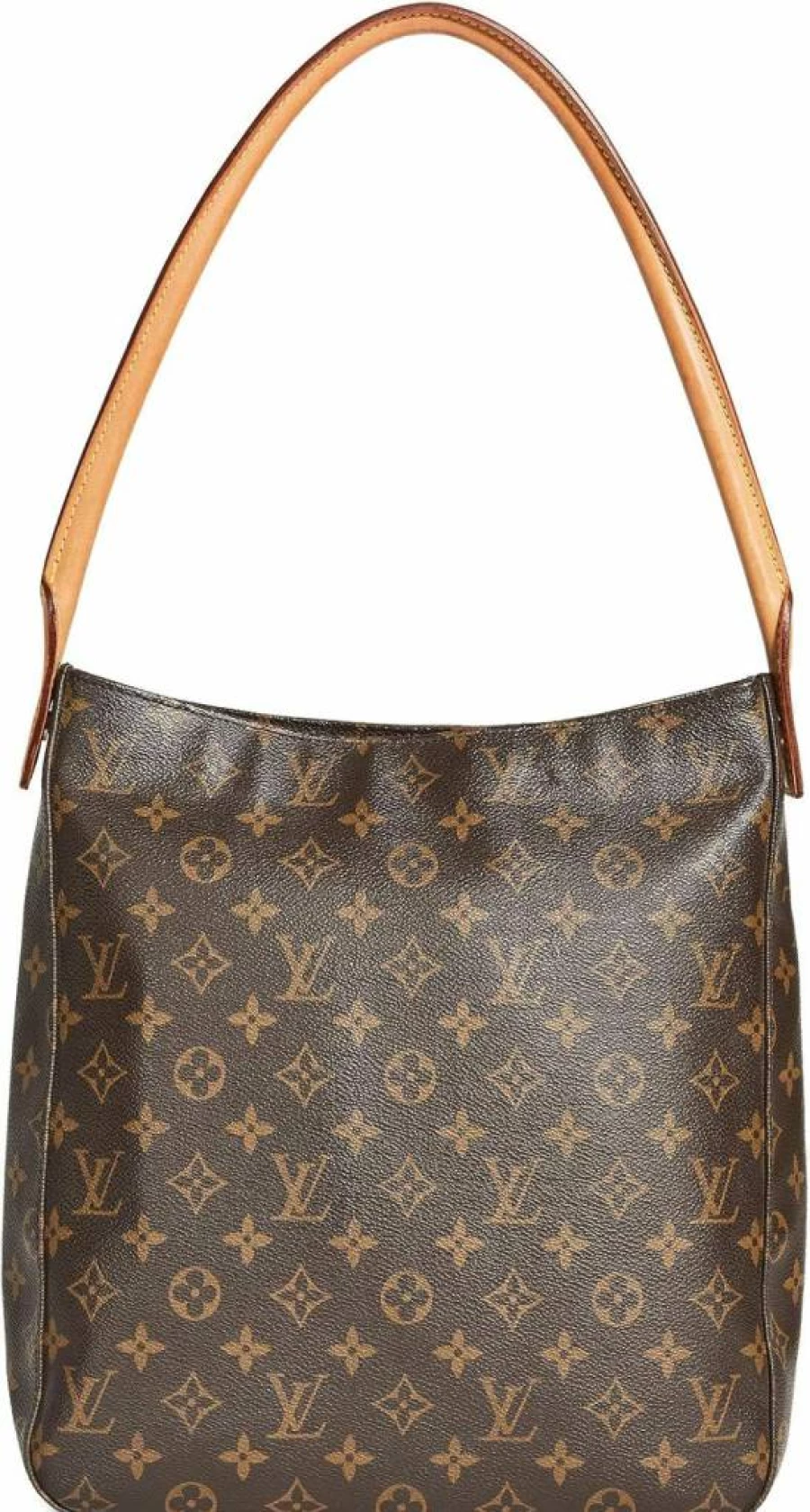 Louis Vuitton Pre-Loved Looping GM Monogram Shoulder Bag for Women Vintage Luxury Handbag