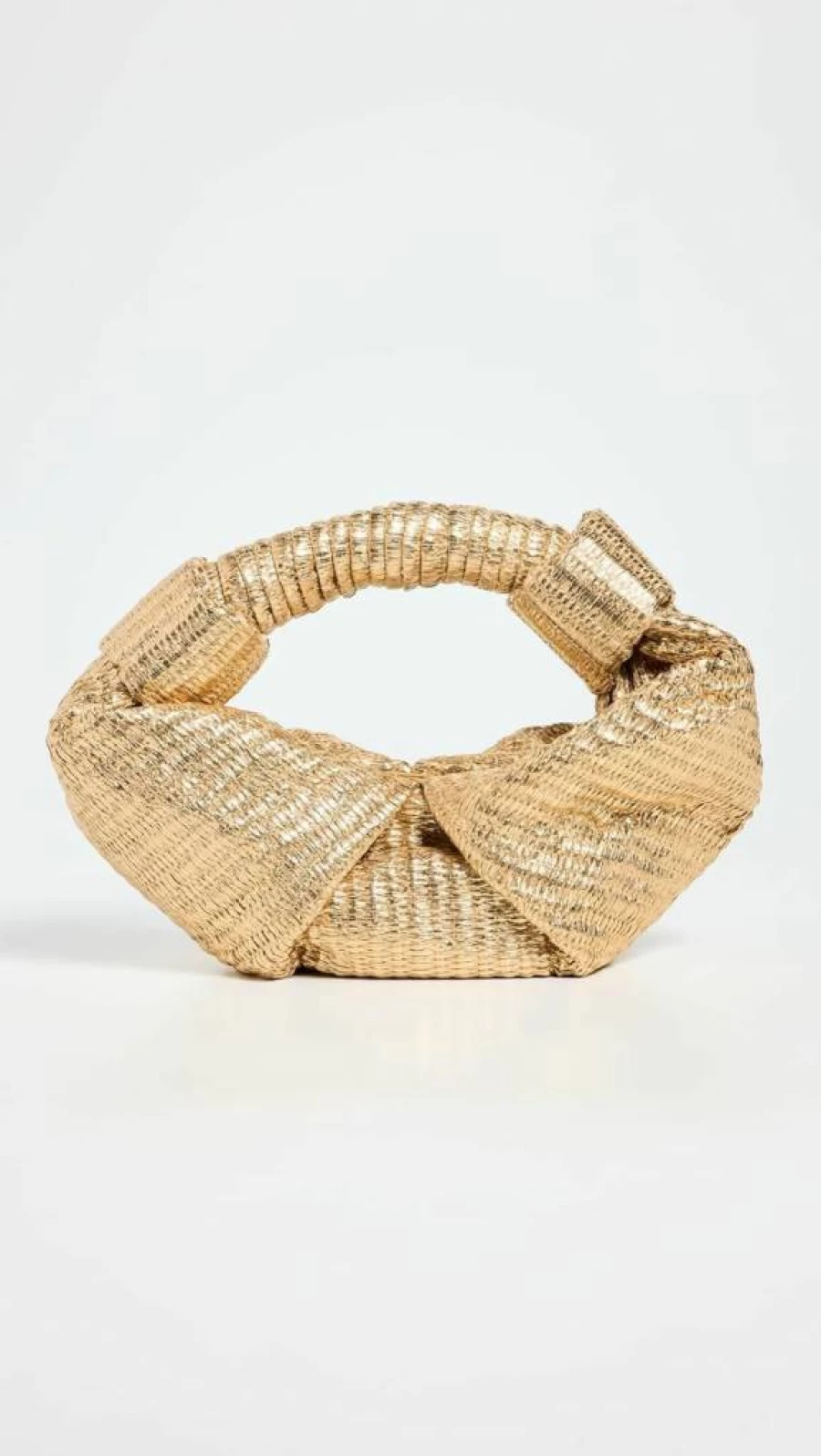 SIMON MILLER USA Women's Metallic Raffia Lopsy Bag - Stylish Handbag for Women