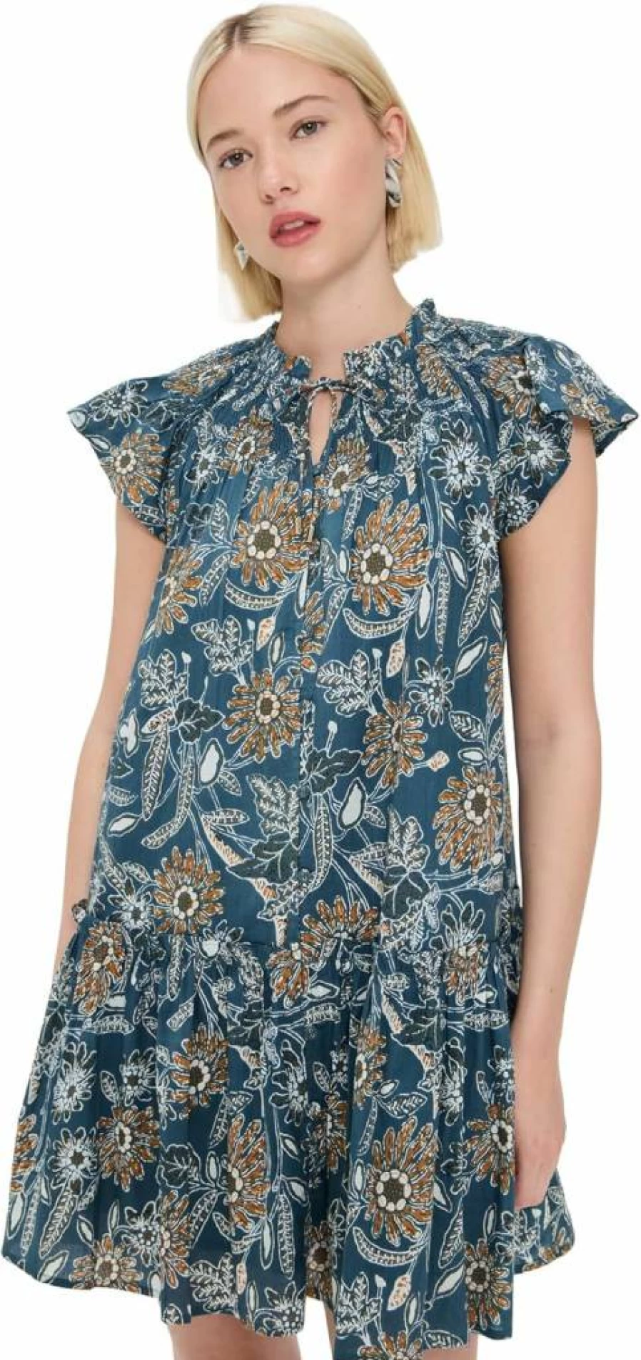 Cleobella Women's Lydia Mini Dress - Boho Chic Flowy Summer Dress