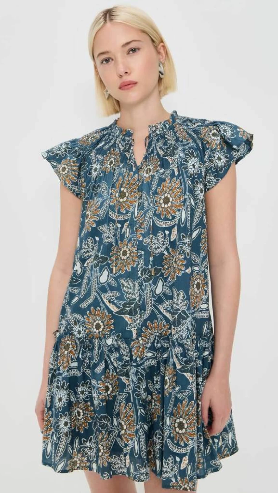 Cleobella Women's Lydia Mini Dress - Boho Chic Flowy Summer Dress