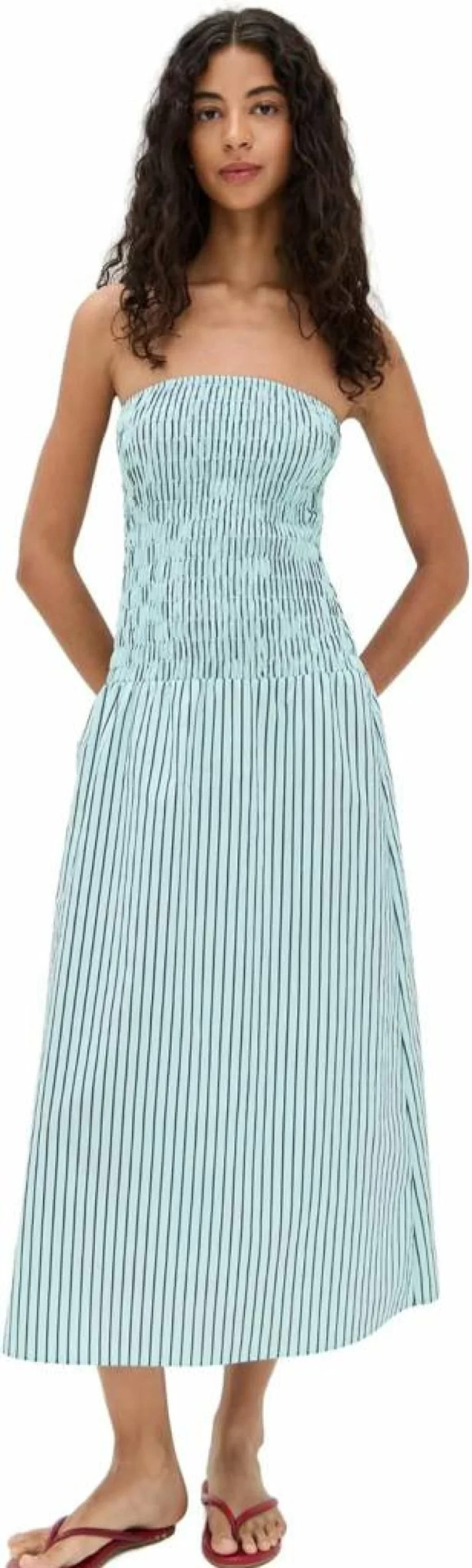 LNA Women's Strapless Kapaia Dress - Elegant Sleeveless Summer Outfit