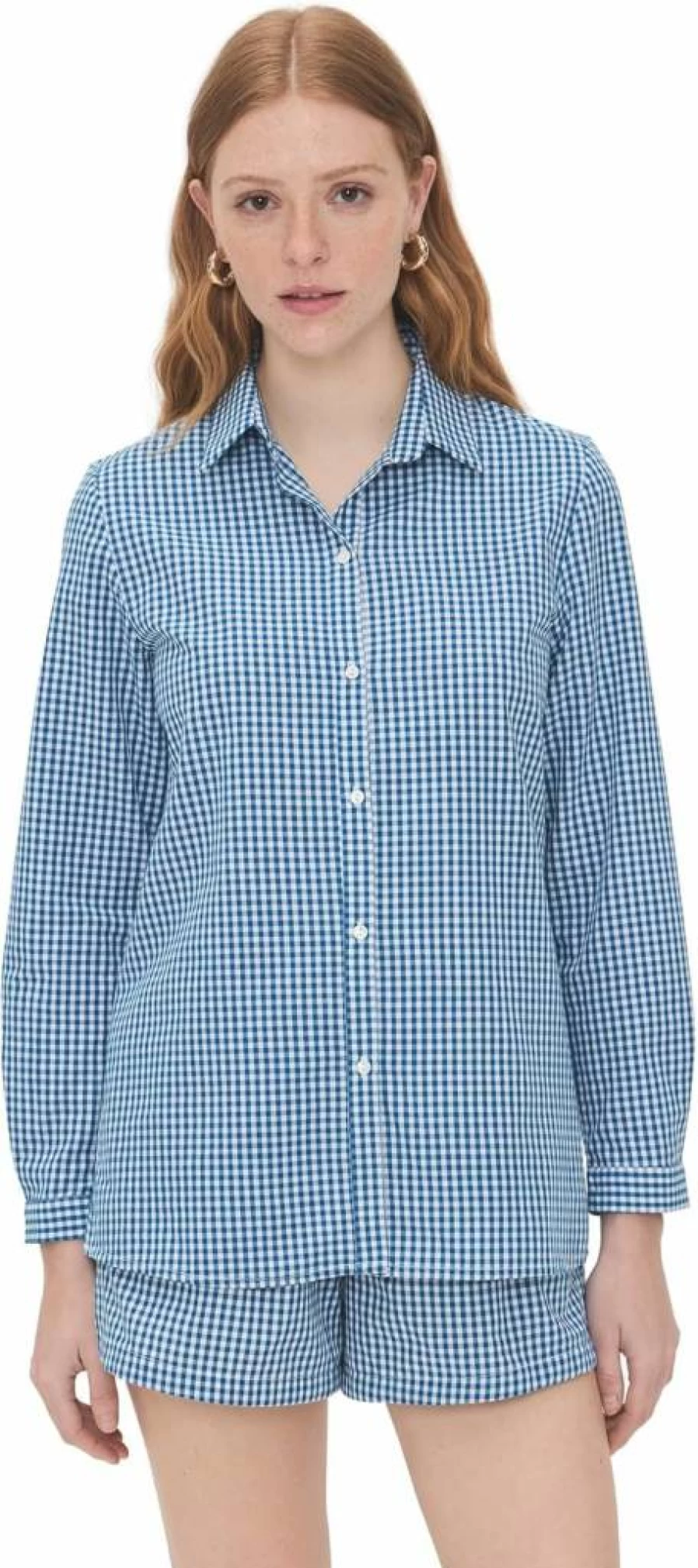 Playa Lucila Women's Stylish Button Down Shirt - Casual & Comfortable Blouse for Everyday Wear