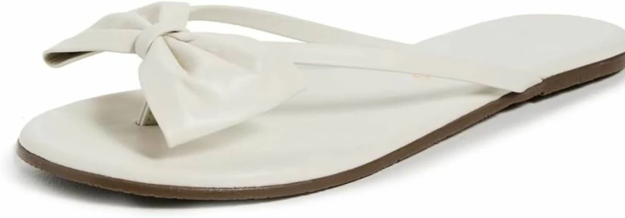 TKEES Women's Lily Oversized Bow Flip Flops - Stylish Sandals for Women
