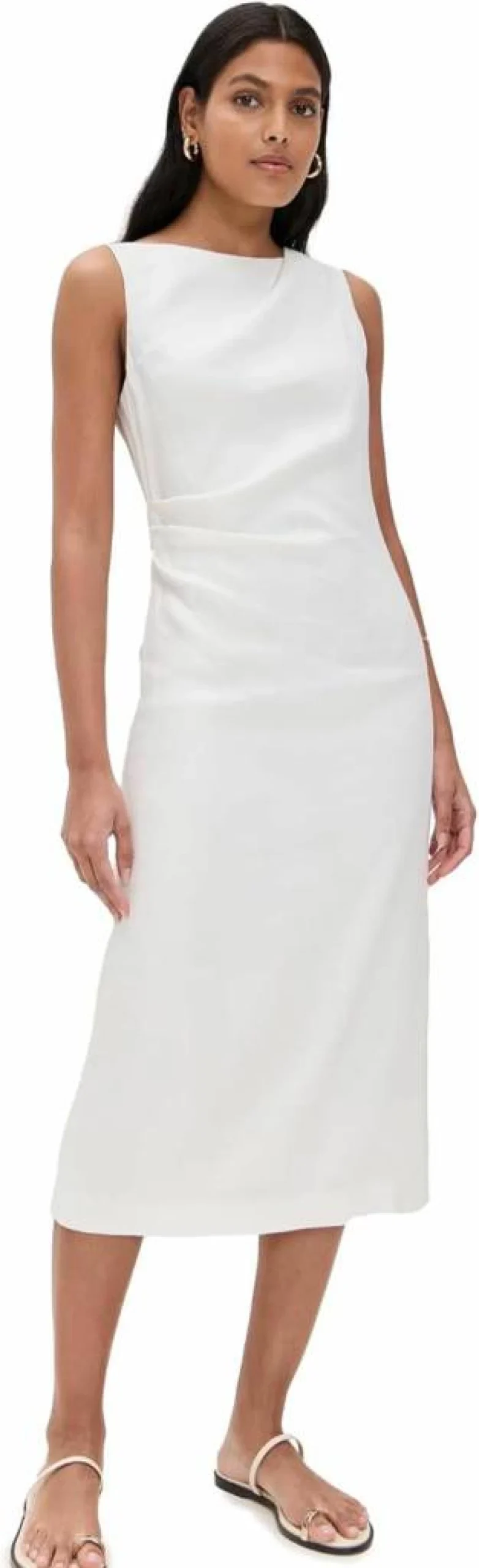 Theory Women's Elegant Shoulder Drape Wrap Dress - Classic Office Wear