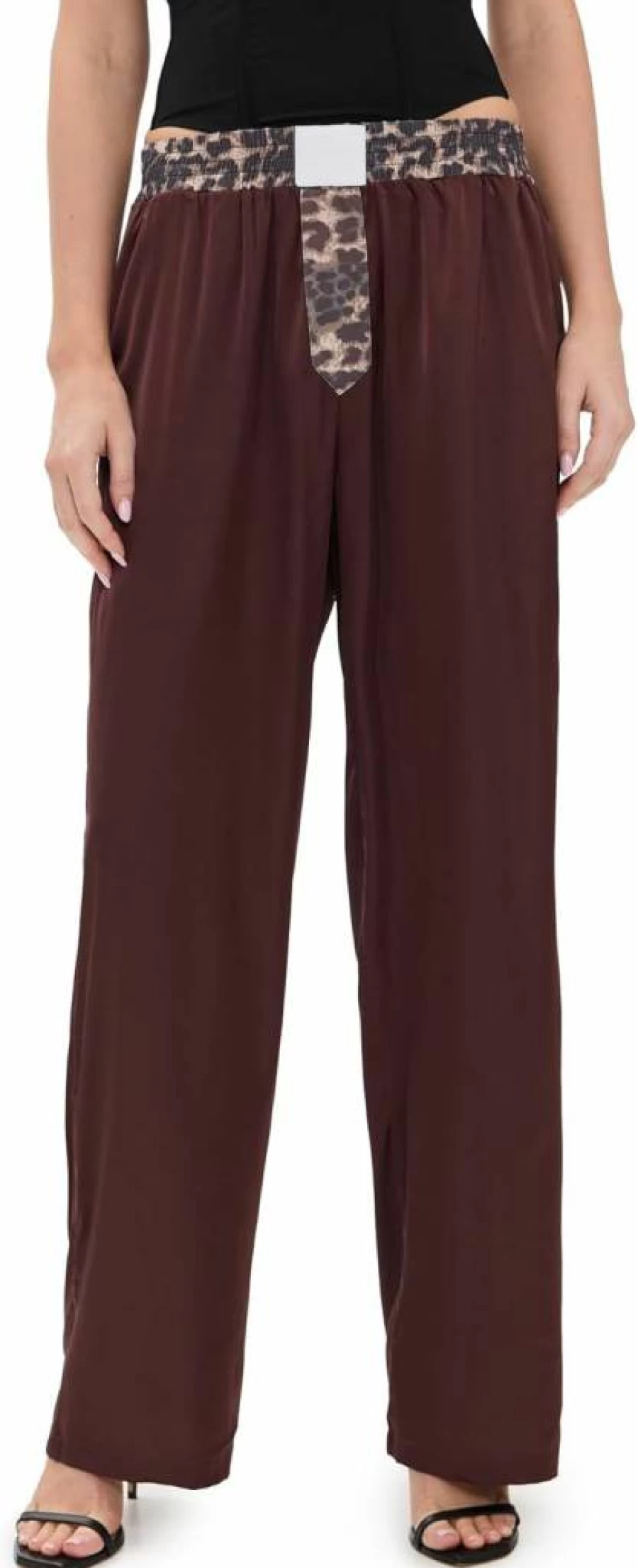 Lioness Women's Cobain High-Waisted Flare Pants - Vintage 90s Grunge Style Denim Trousers