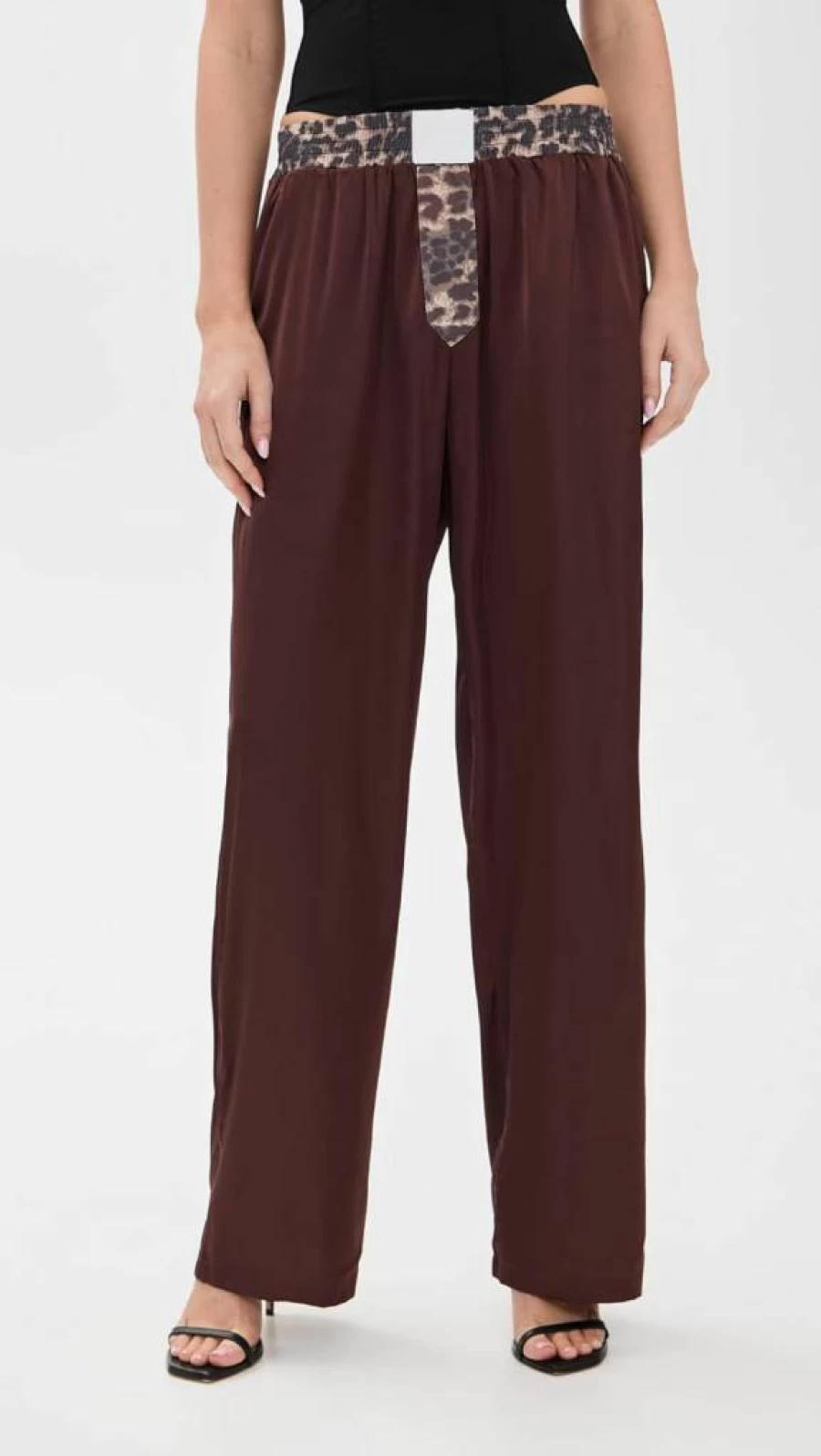 Lioness Women's Cobain High-Waisted Flare Pants - Vintage 90s Grunge Style Denim Trousers