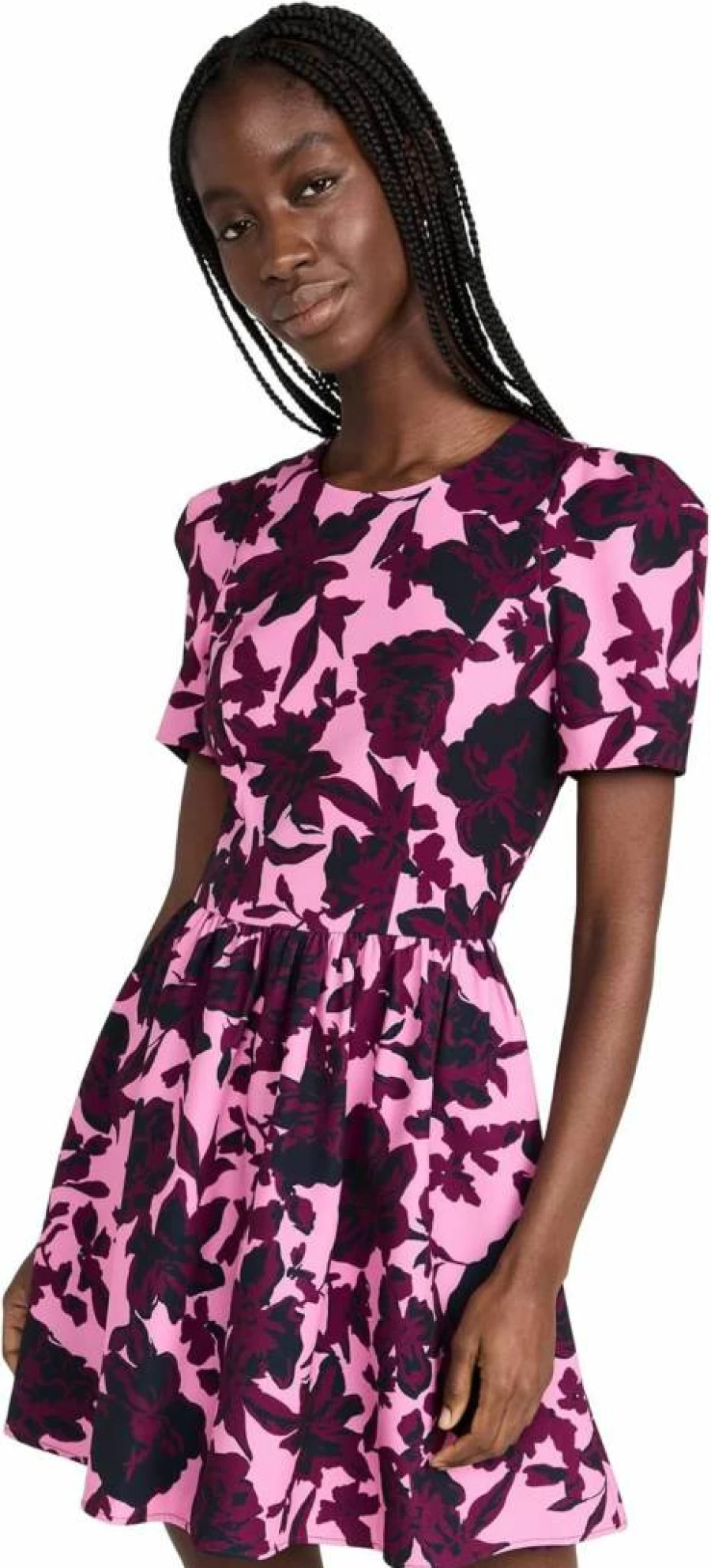 Black Halo Women's Chadwick Mini Dress - Elegant Short Sleeve Party Dress for Special Occasions